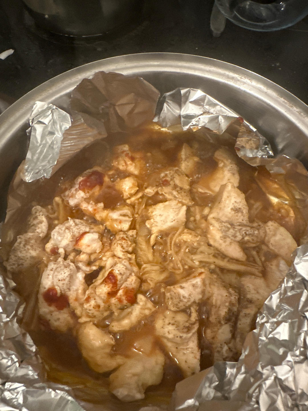 减脂餐—金针菇鸡胸肉