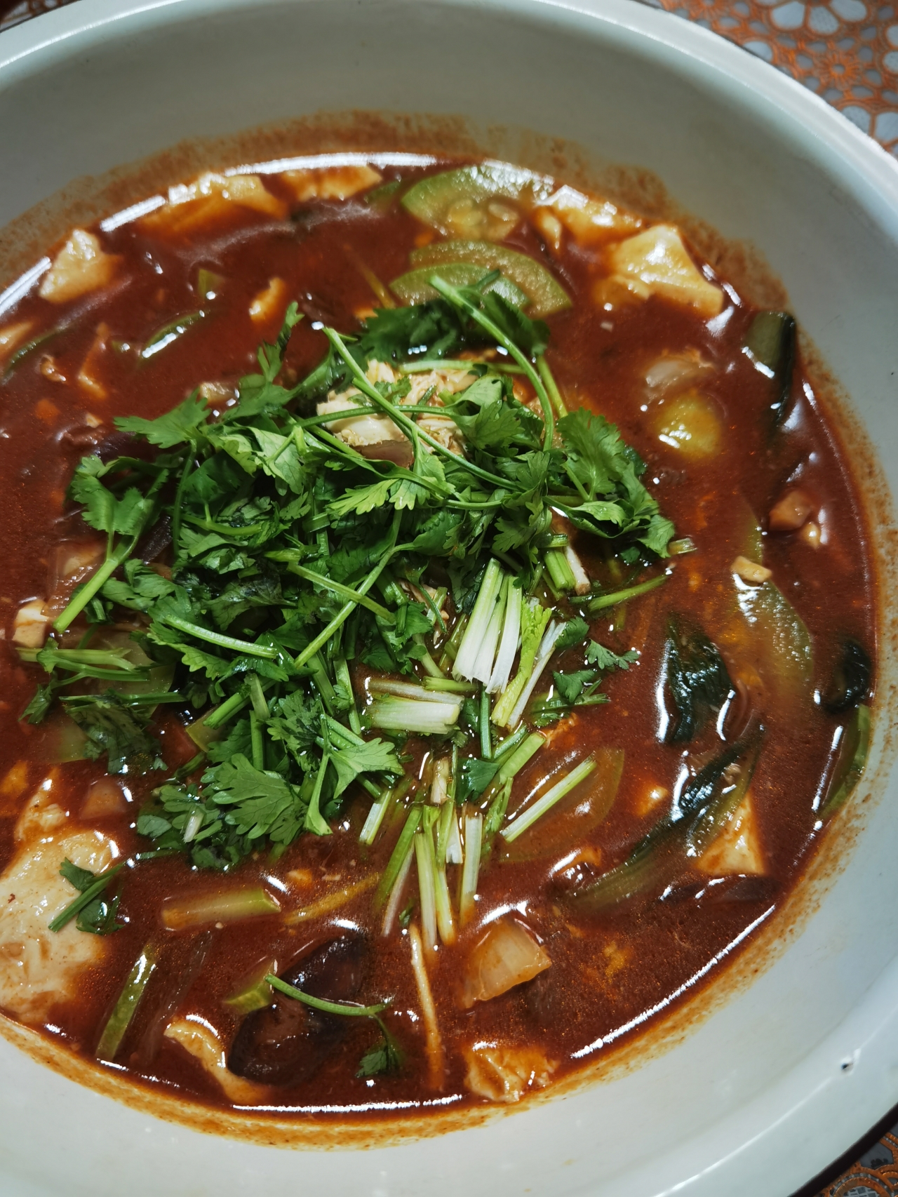 韩式嫩豆腐汤（辣牛肉汤）
