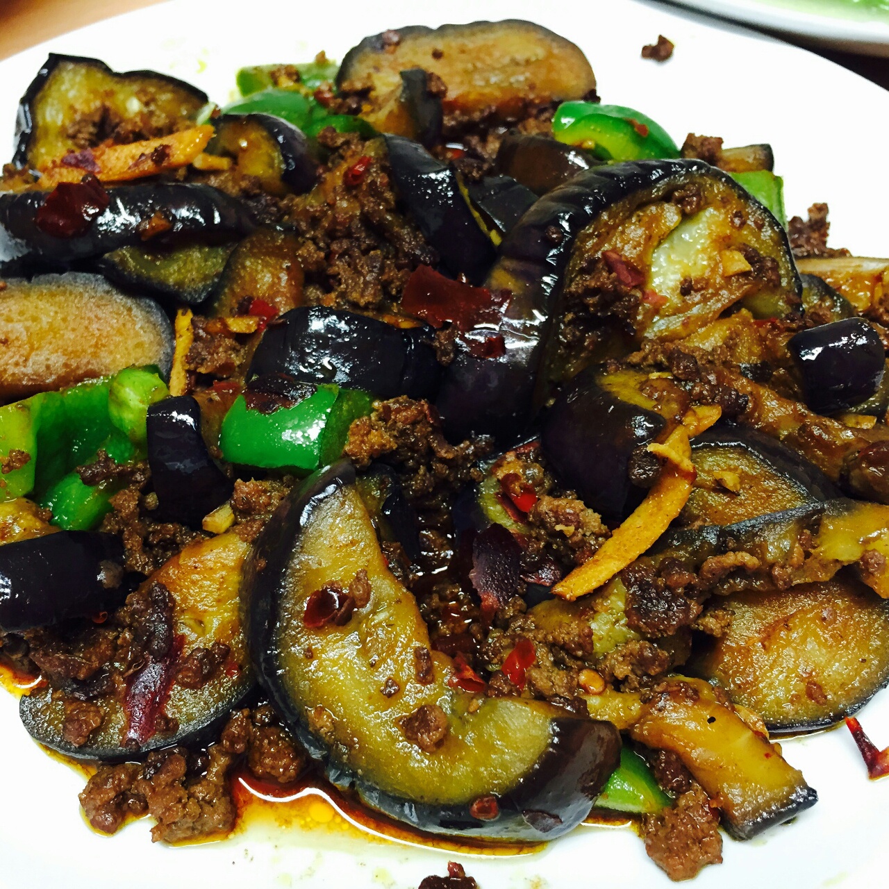 红烧肉沫茄子
