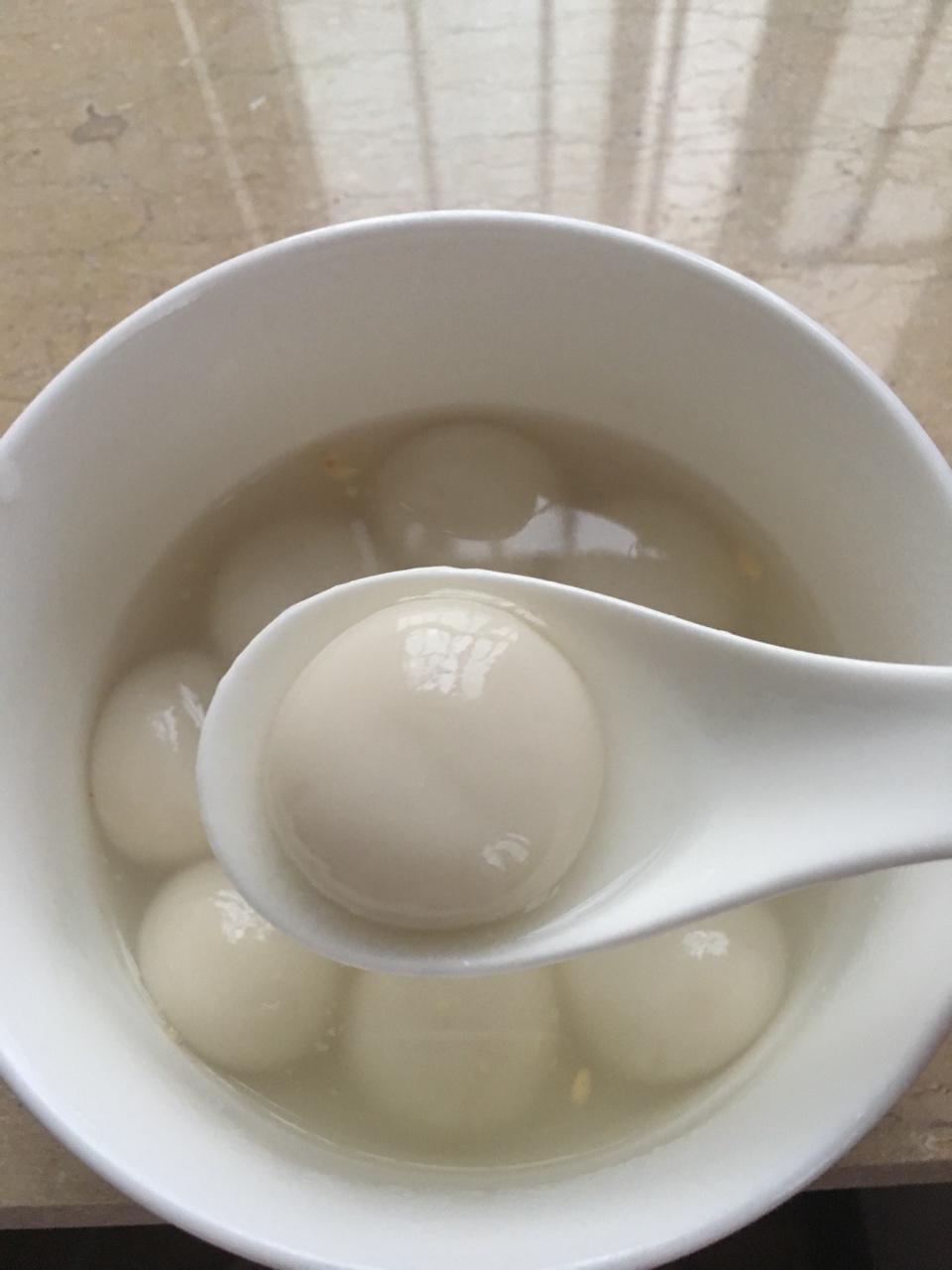 mikiminnie做的花生馅汤圆