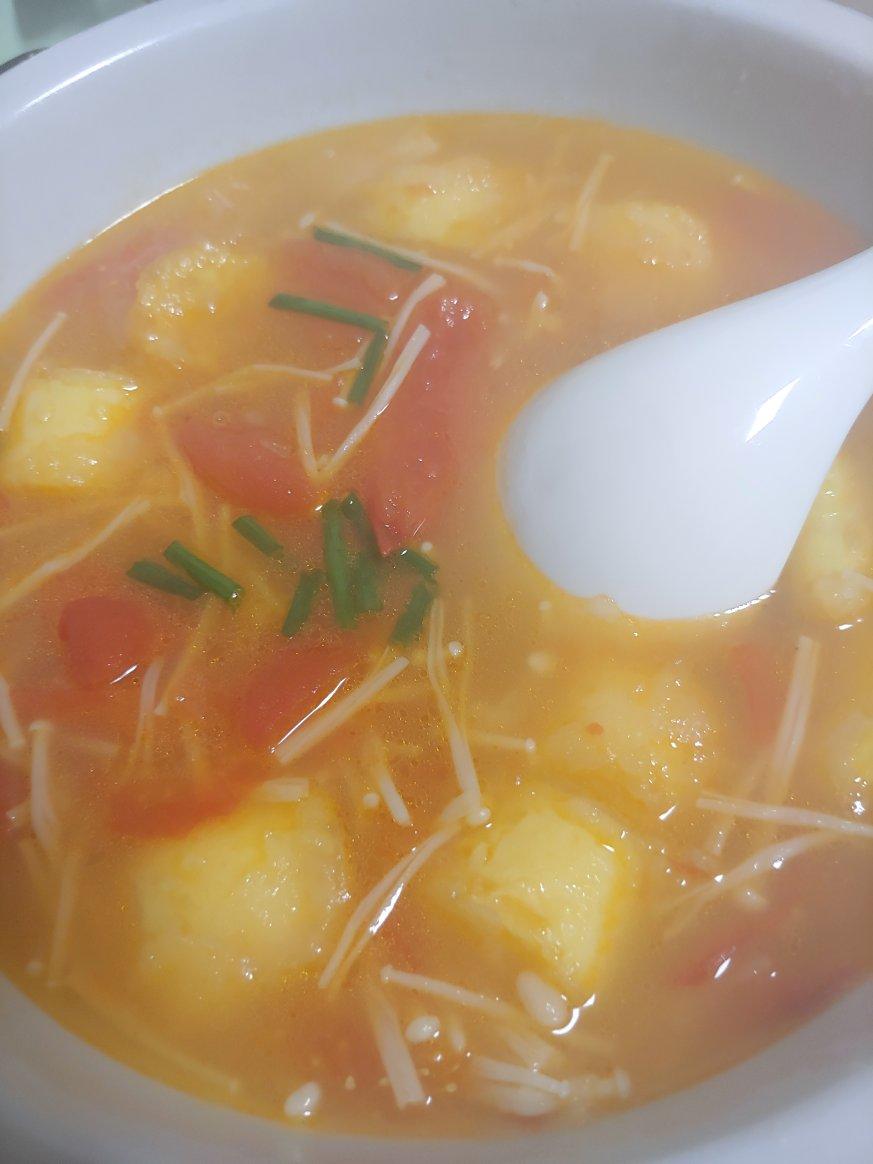 金针菇烧日本豆腐
