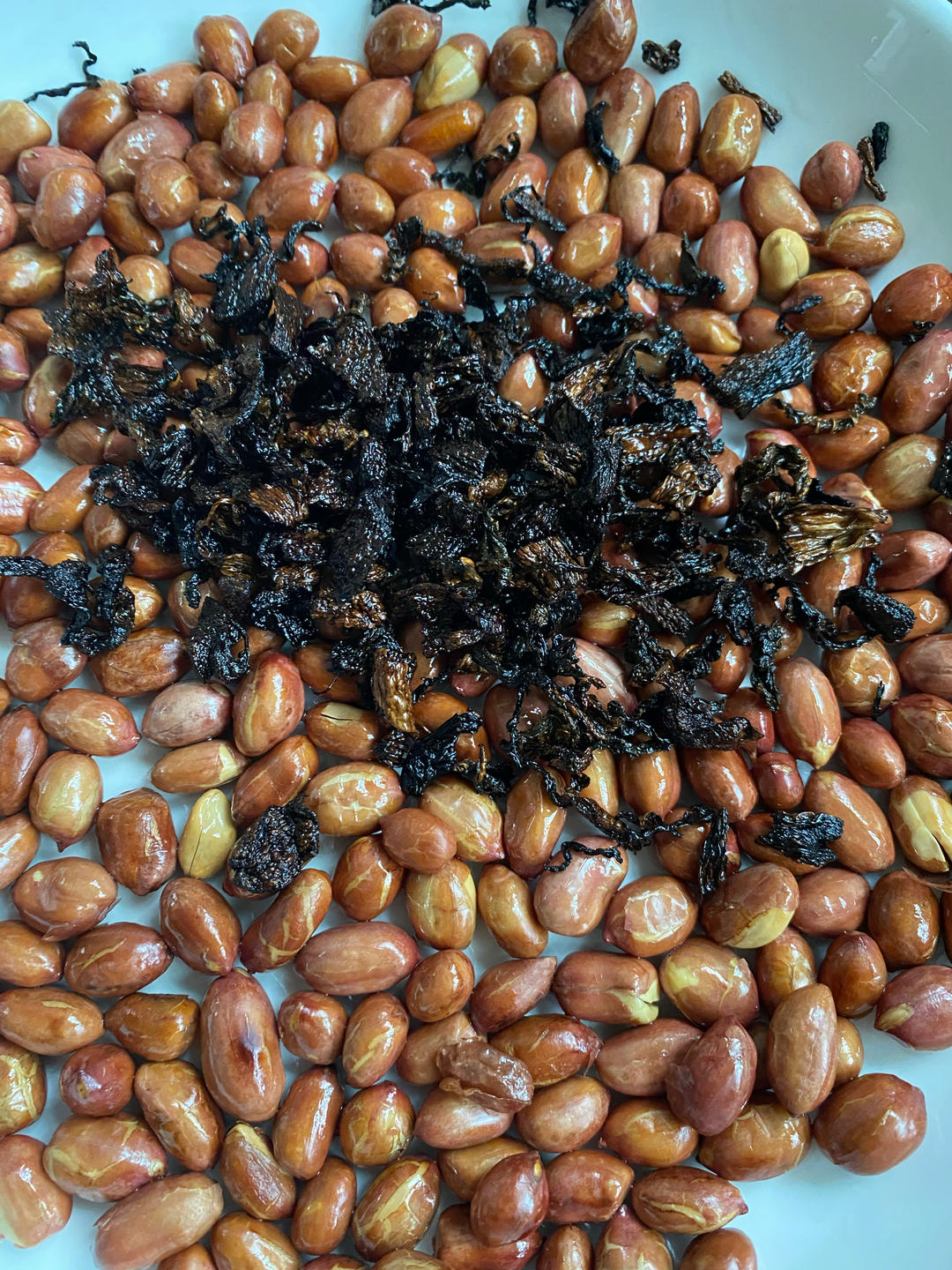 梅干菜花生的做法 步骤6