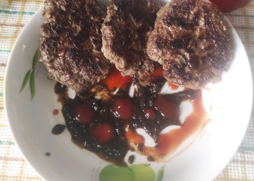 快手汉堡牛肉饼🍔