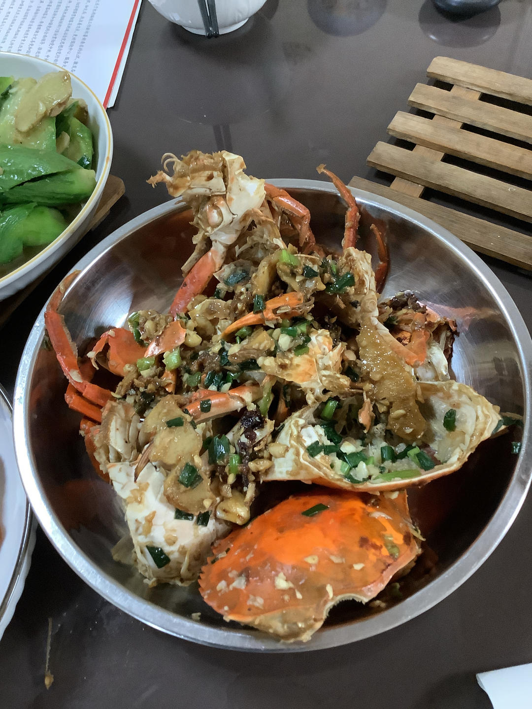 葱爆梭子蟹