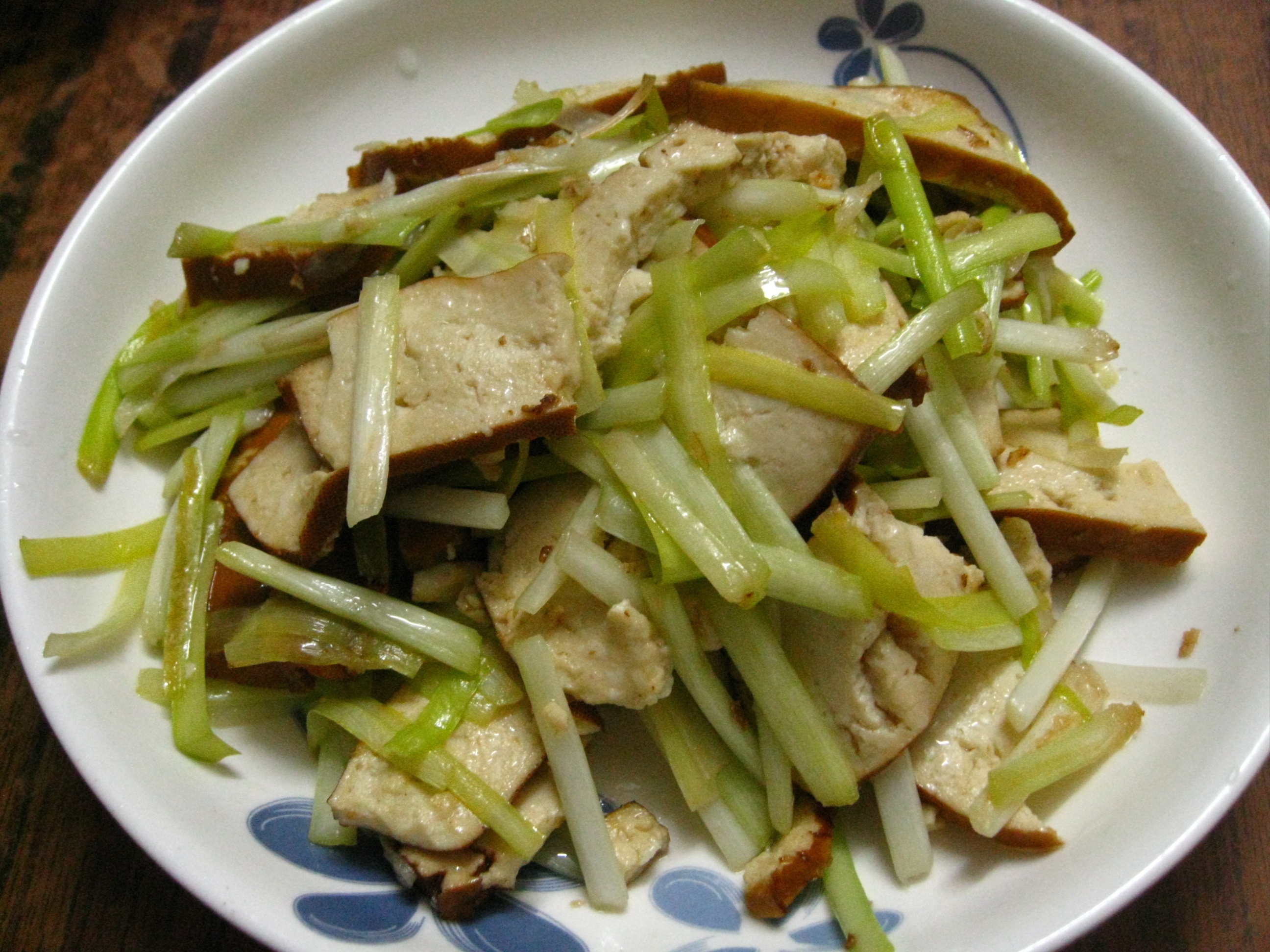 韭黄炒豆干
