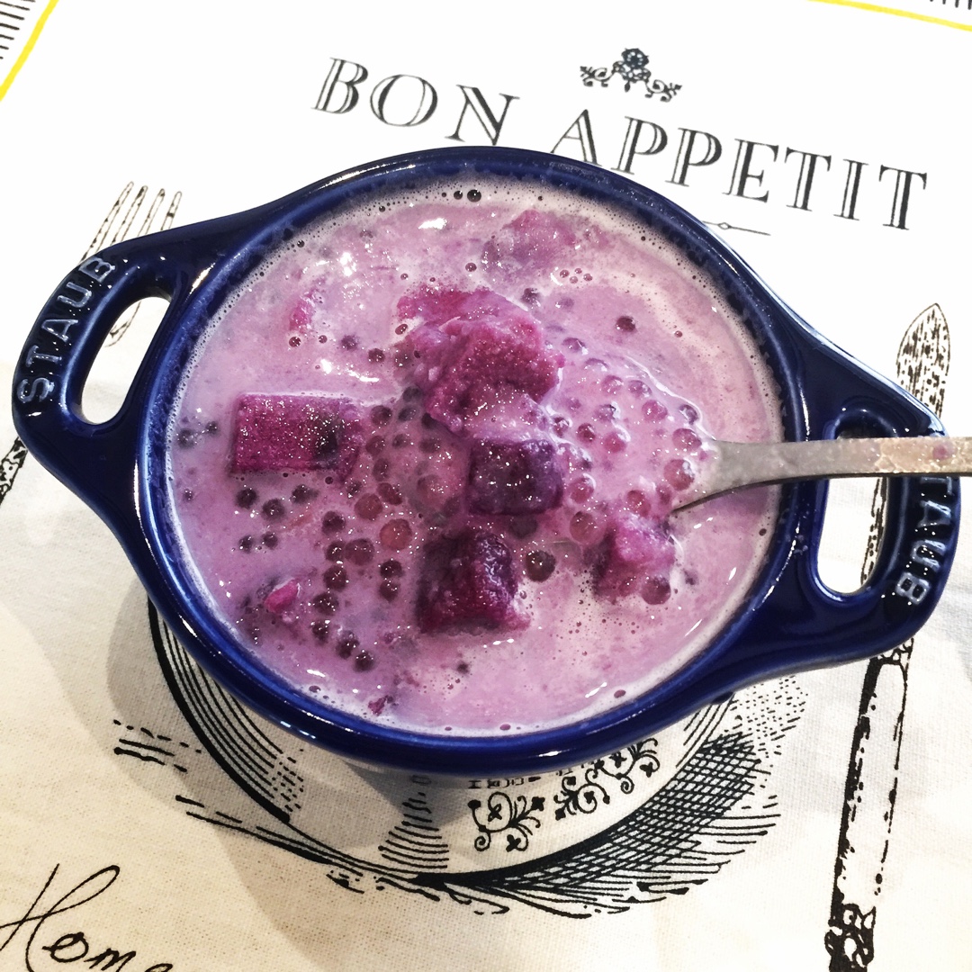 紫薯椰奶西米露