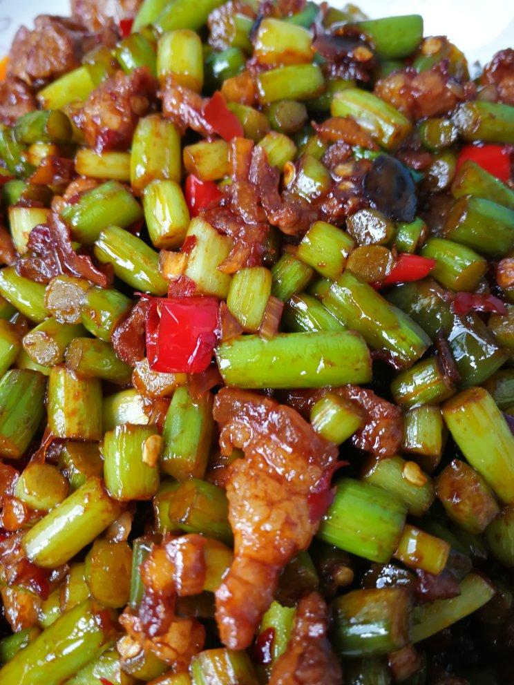 【超过瘾】【超下饭】火辣版蒜苔炒肉