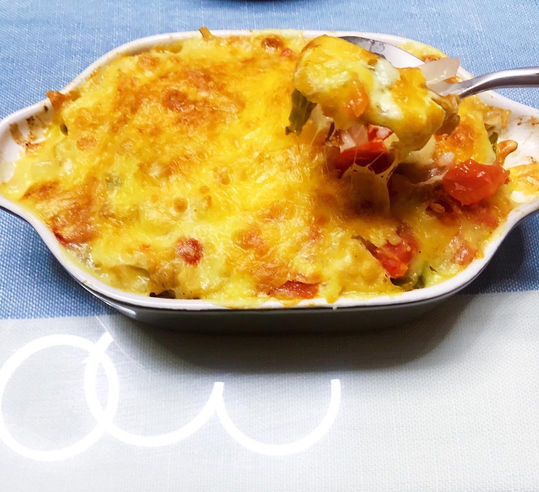 番茄鸡肉浓情焗饭【两人份】