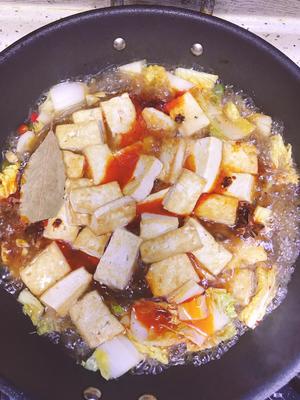 白菜豆腐炖粉条（不加肉）的做法 步骤8