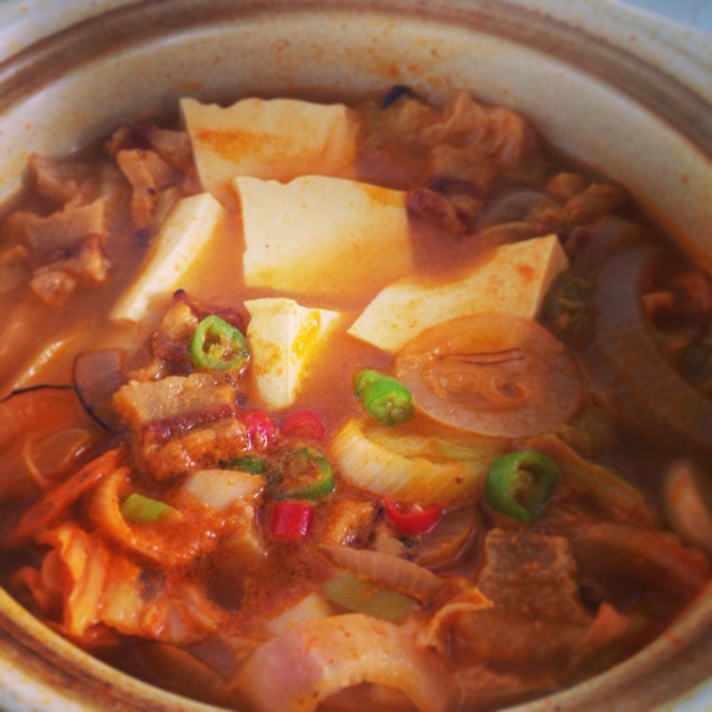 韩国泡菜豆腐汤