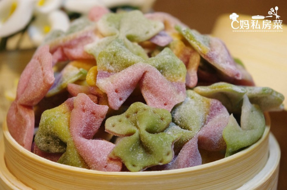 五彩蝴蝶面°专为宝宝制作๑