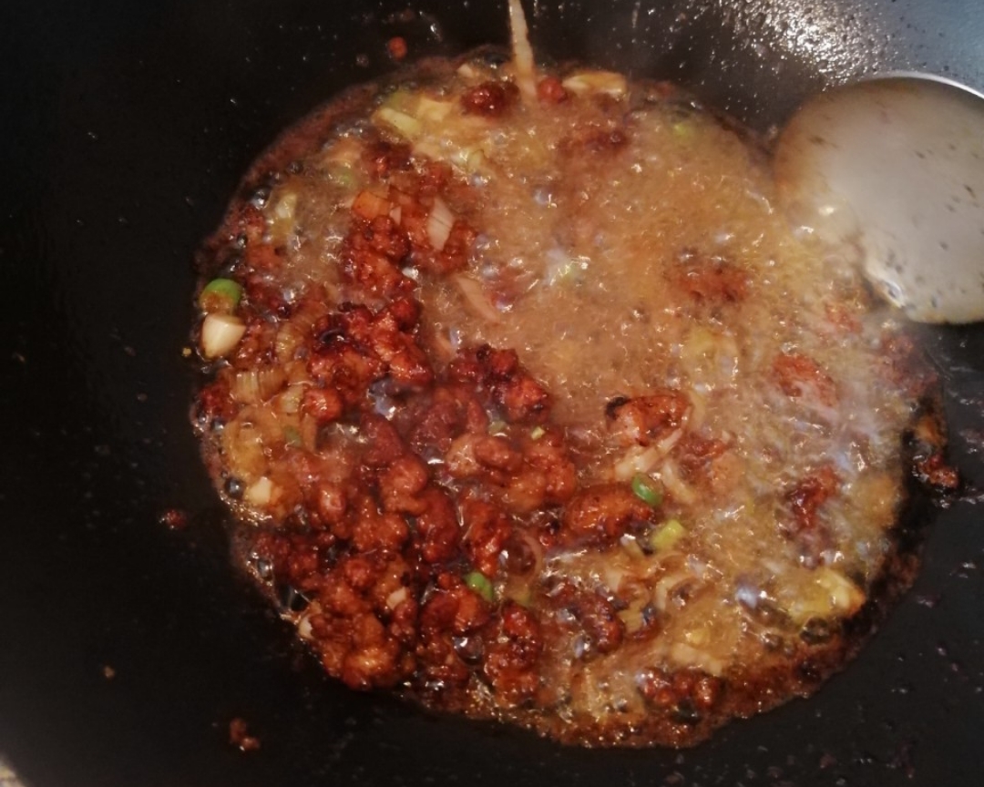 梅干菜炒肉末的做法 步骤7