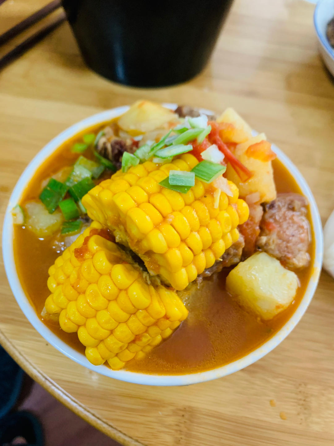 土豆西红柿炖排骨