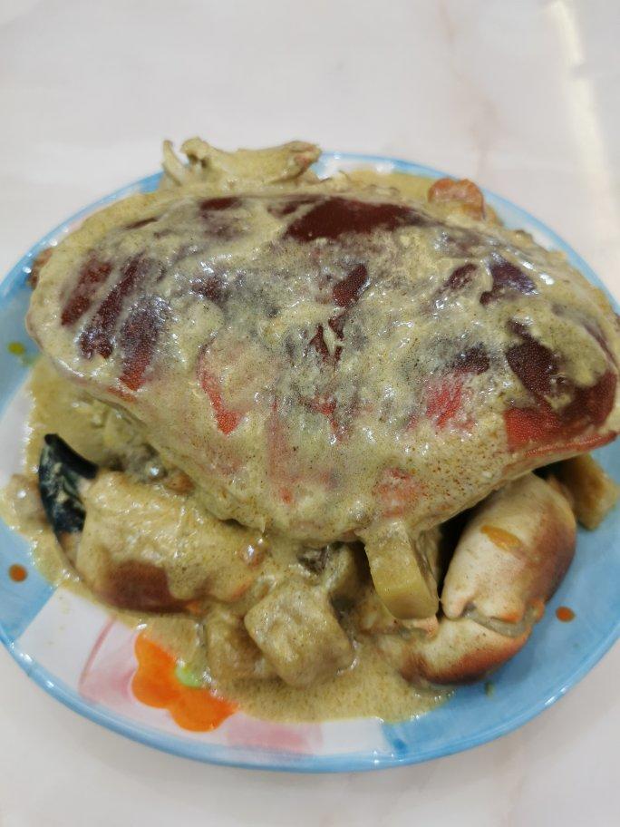 超简单的咖喱面包蟹