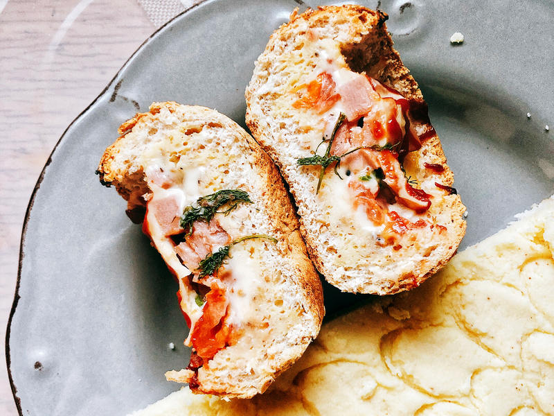 纯奶手撕吐司的做法 步骤1