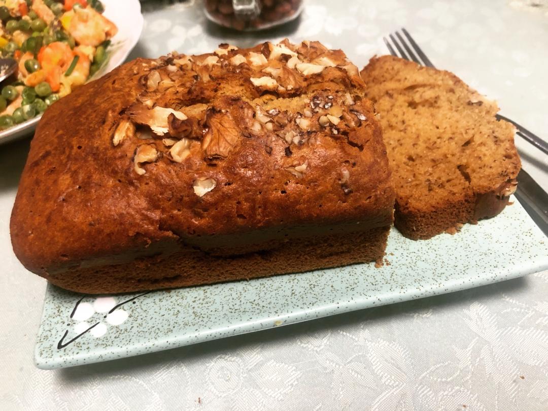 星巴克香蕉核桃蛋糕（Banana loaf）