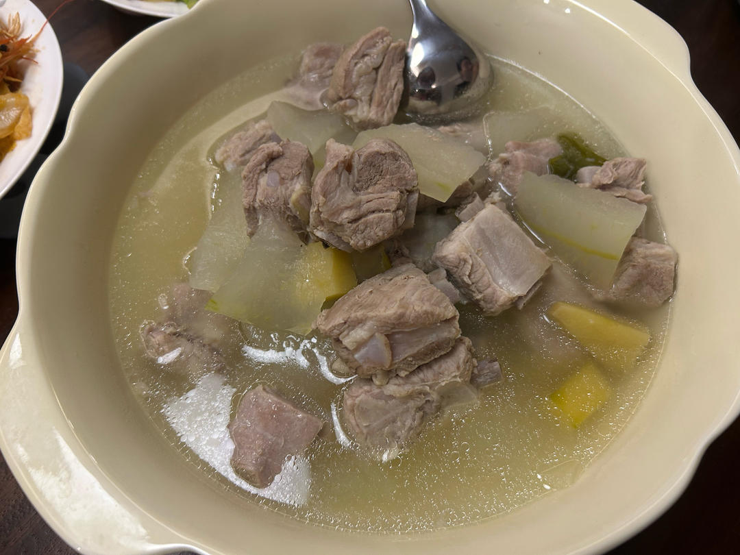冬瓜排骨汤，夏天的味道