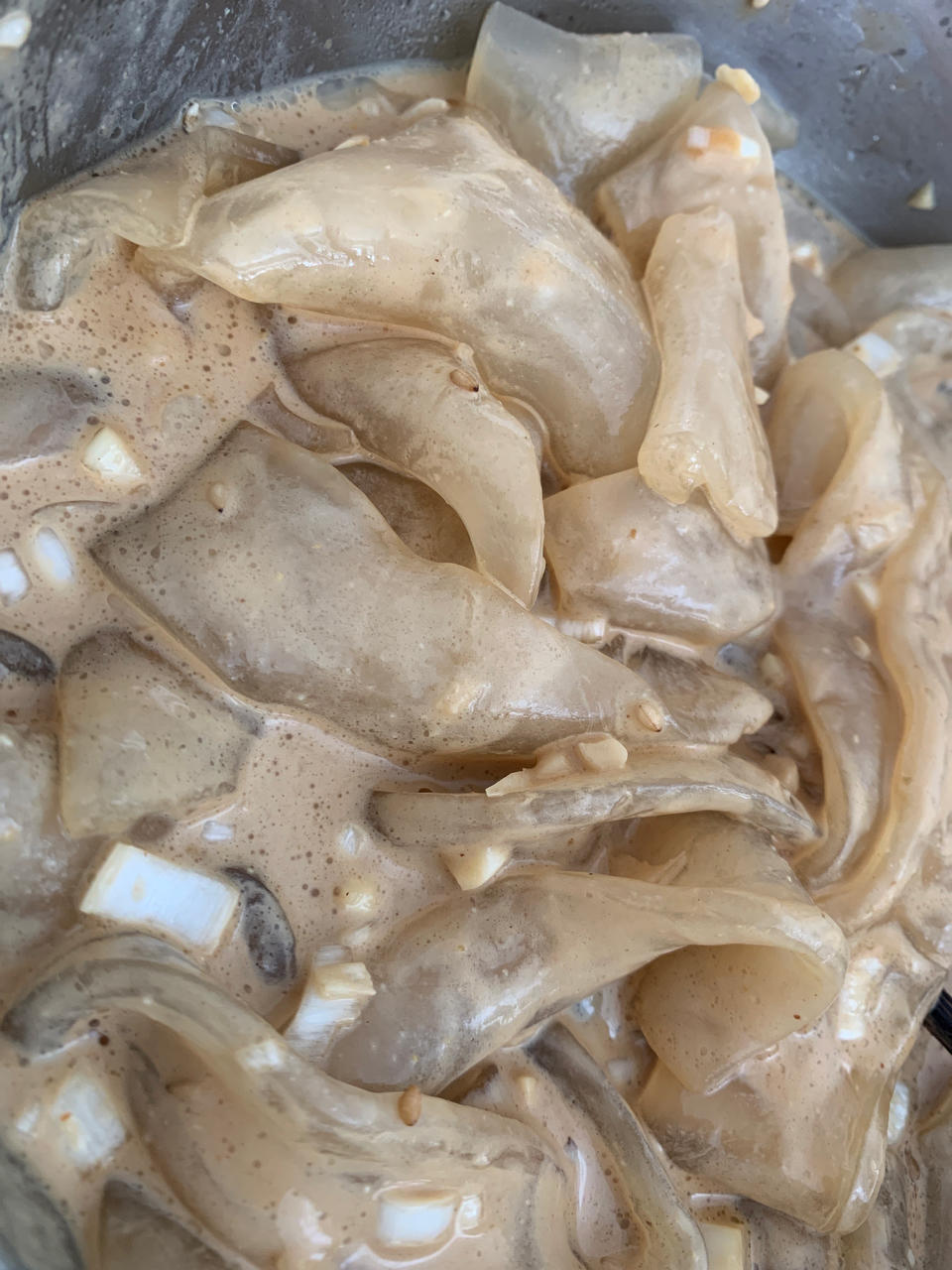 秒杀小夜市的麻酱流汁宽粉