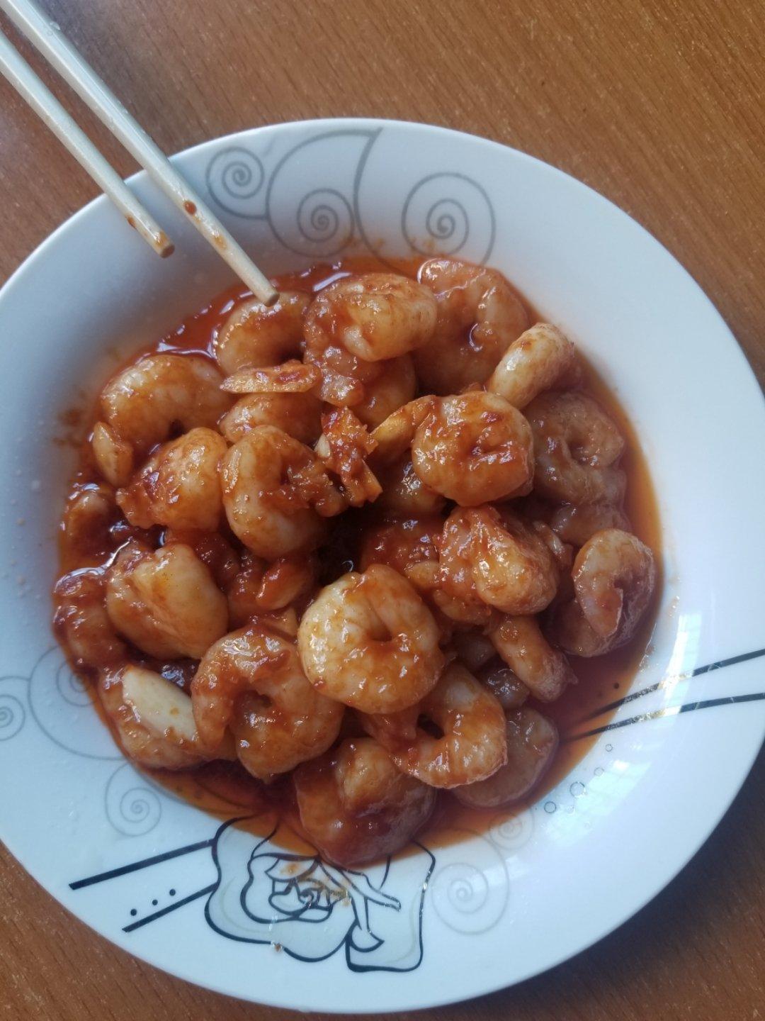 茄汁大虾仁🍤