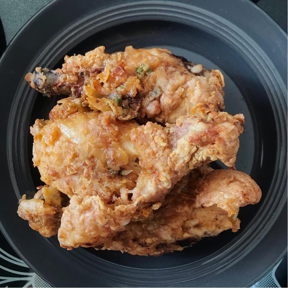 不用炸鸡粉也可以炸出酥脆炸鸡腿
