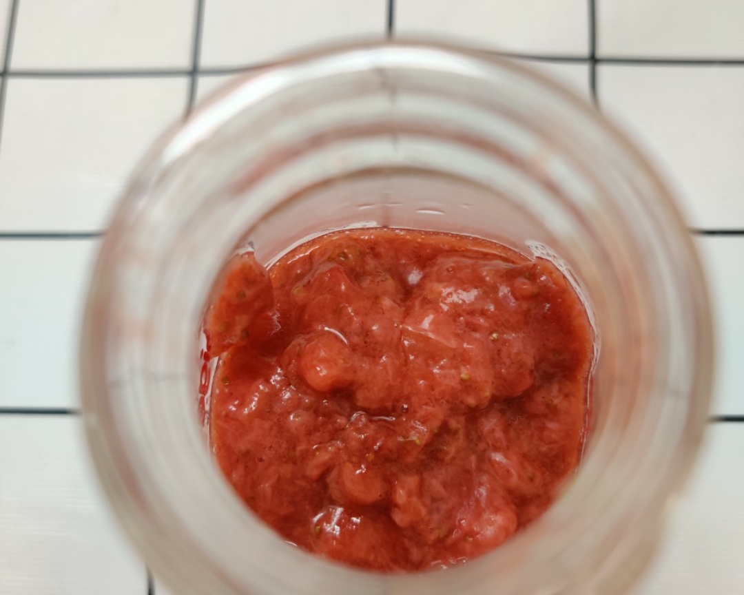 0添加草莓酱的做法