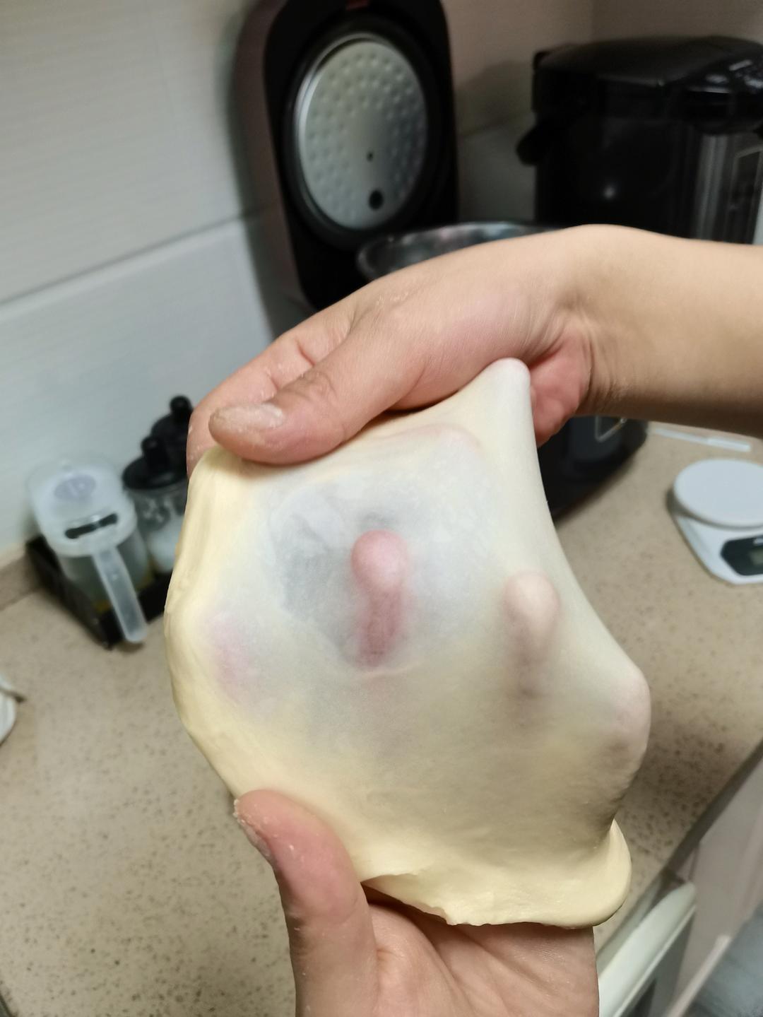 汉堡胚【不用厨师机手工揉面的面包胚】