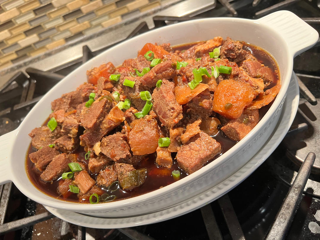 无水高压锅炖牛肉