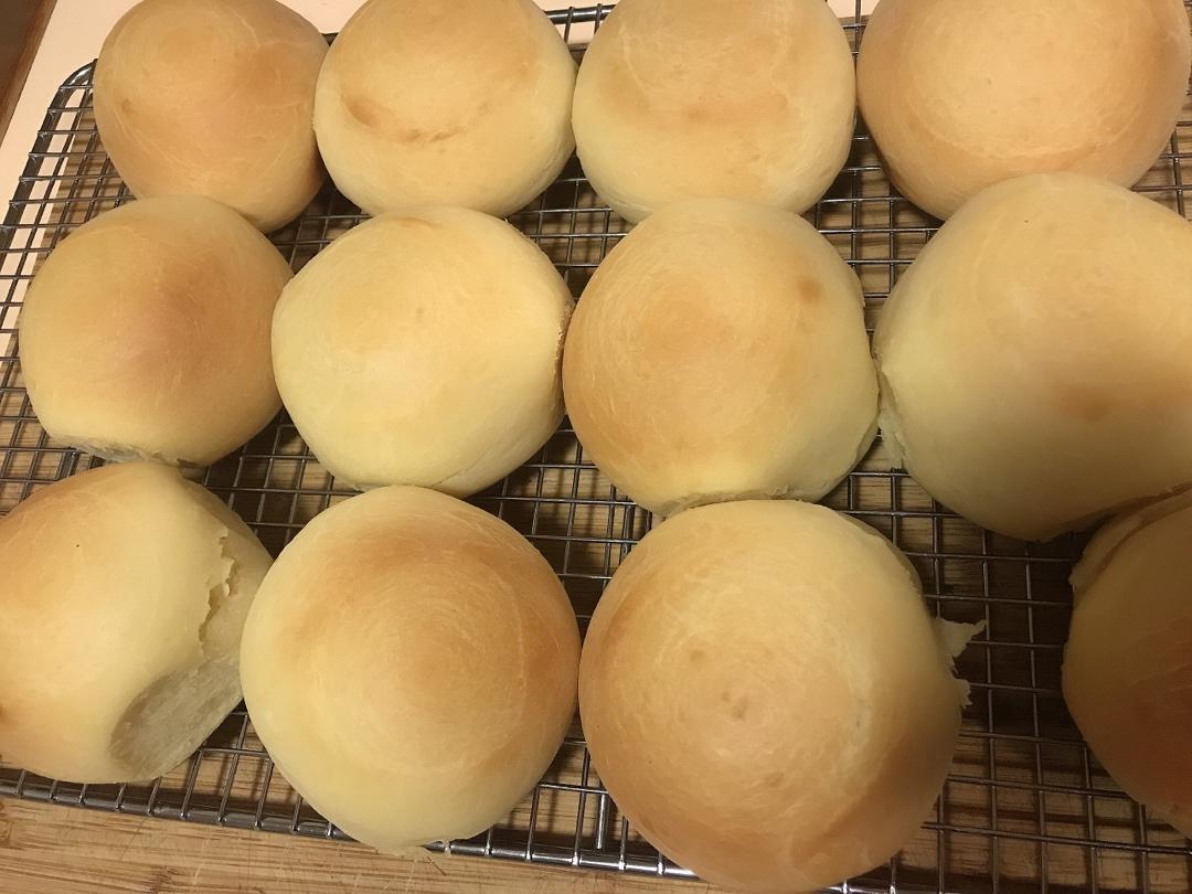 手撕奶油老面包【冷藏老面法】