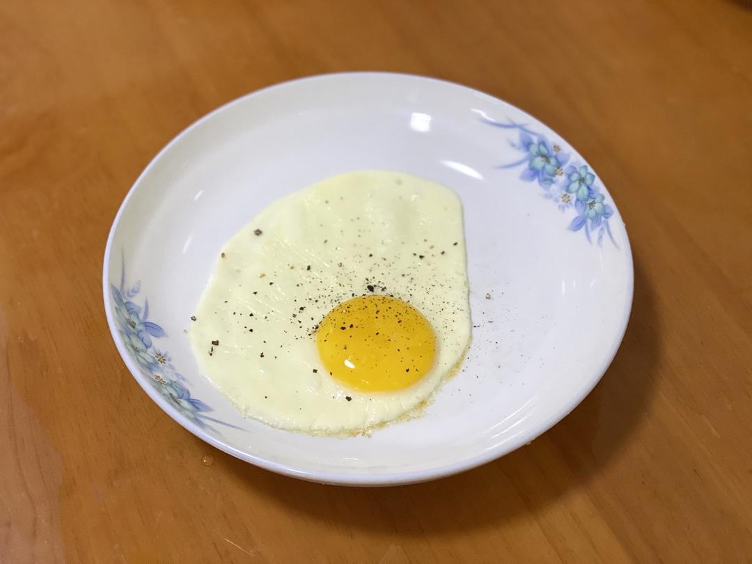 健康的无油太阳蛋