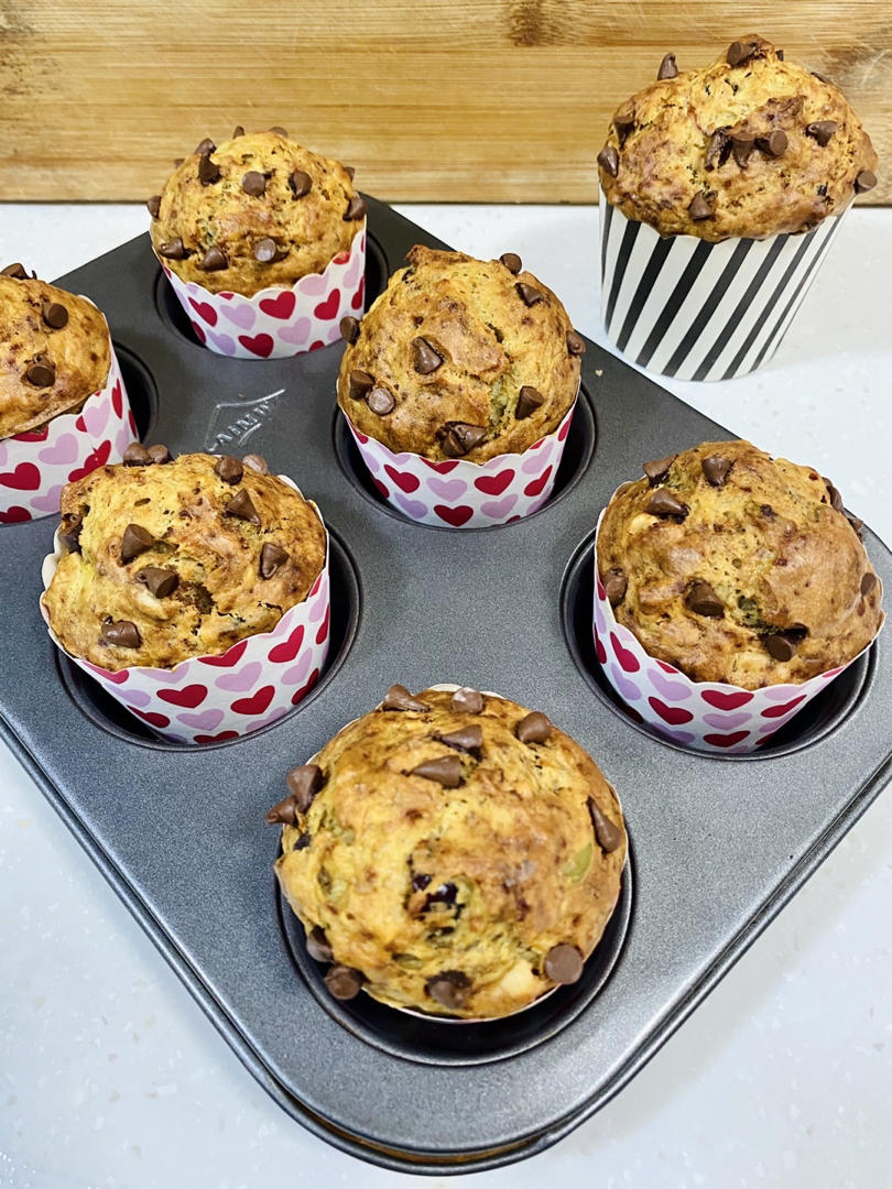 简易版香蕉核桃蛋糕