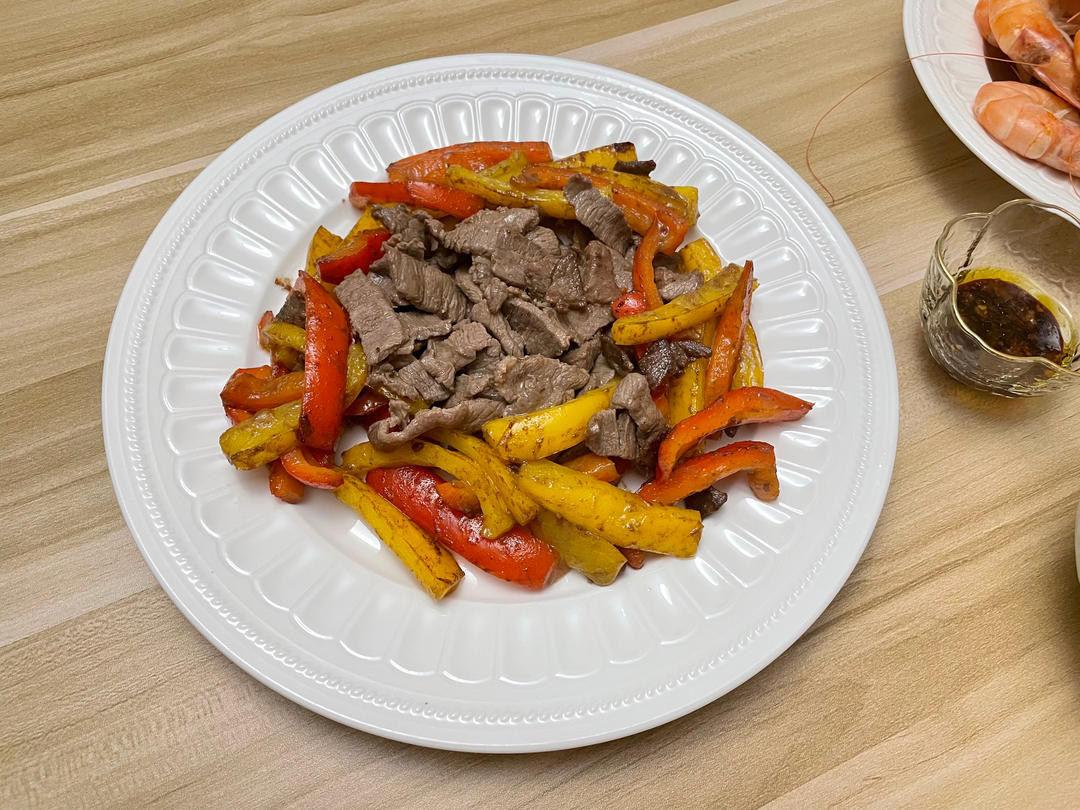 零失败的彩椒炒牛肉