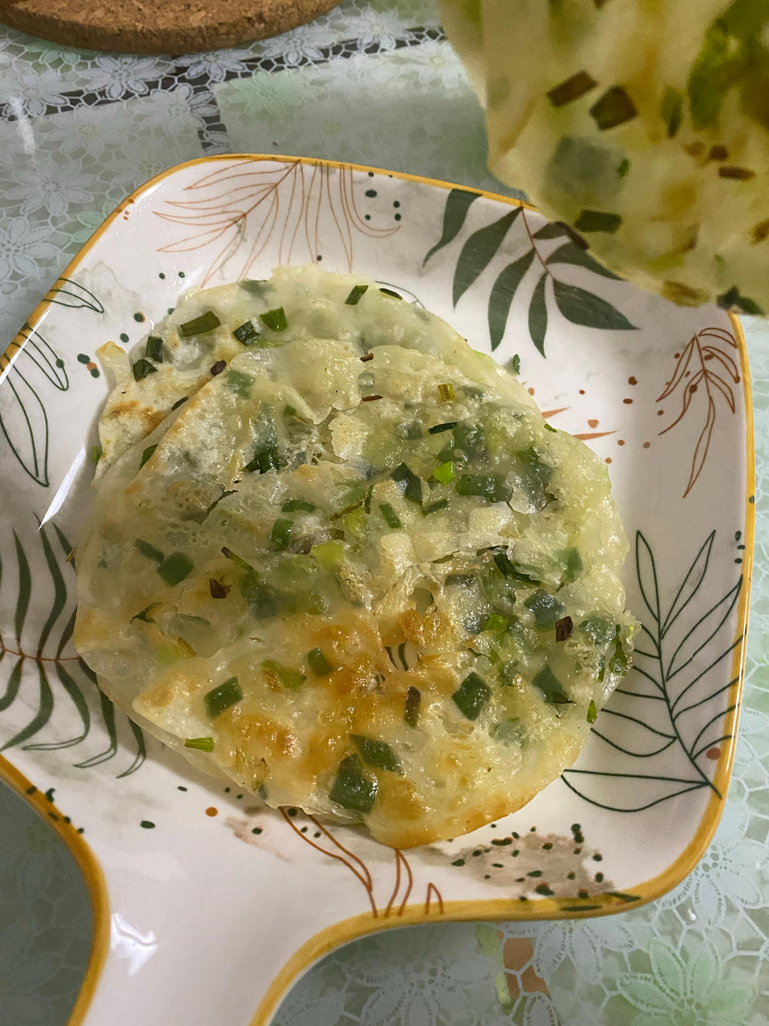 葱油饼（饺子皮 懒人快手版）