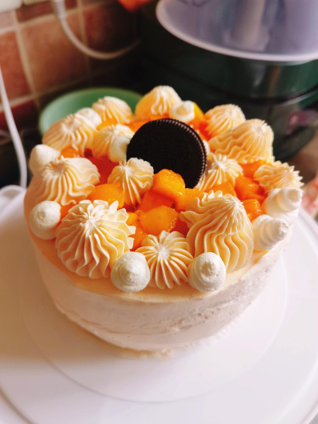 芒果奶油蛋糕