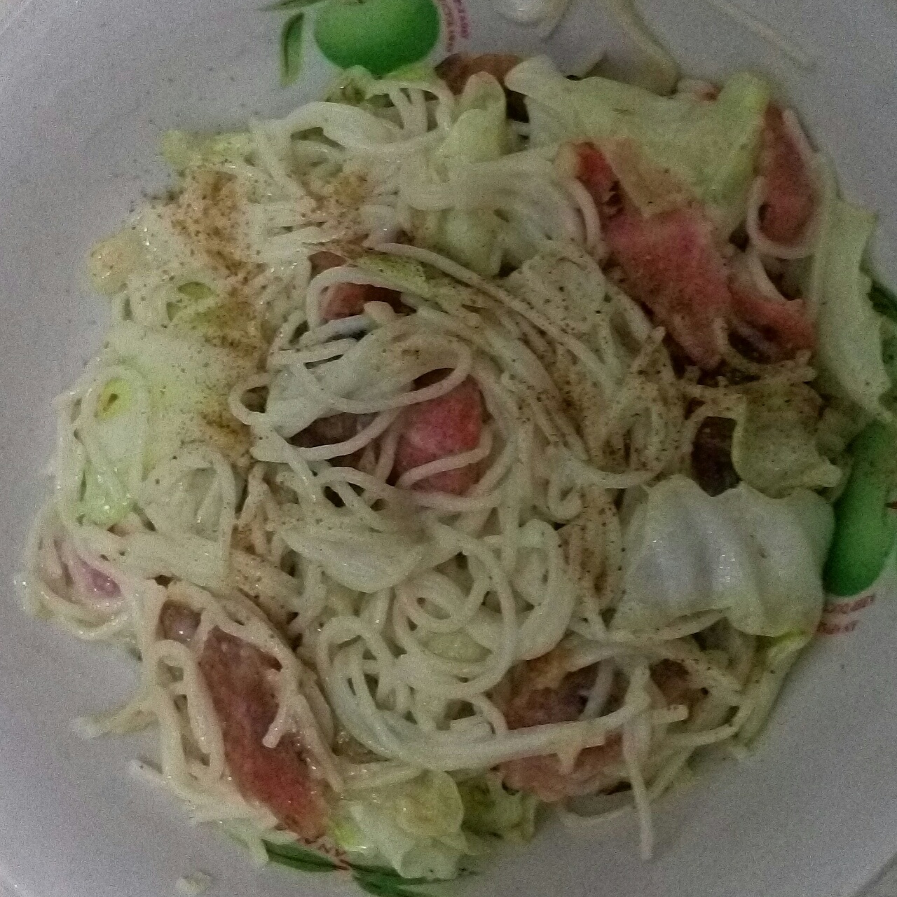 奶油培根意大利面