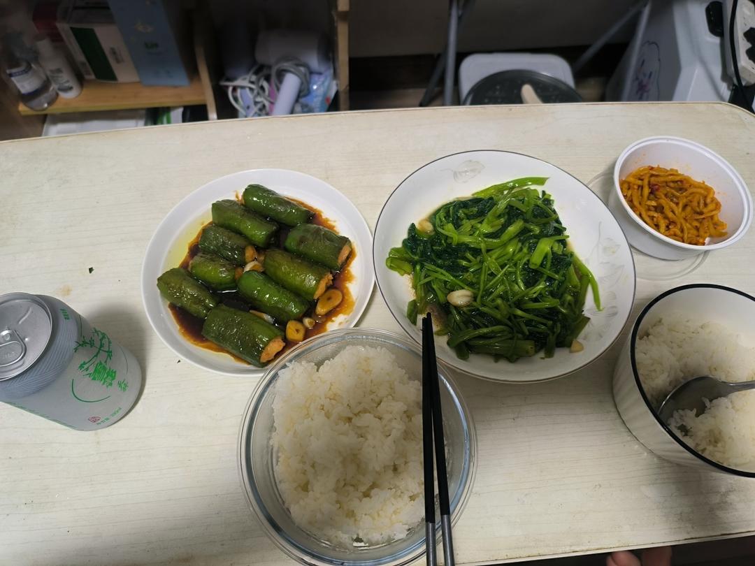 超下饭的青椒酿虾滑