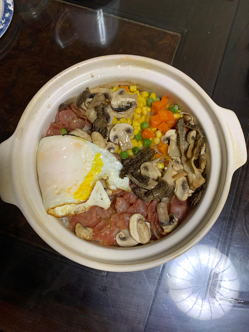 煲仔饭（不用一滴油完美结锅巴）