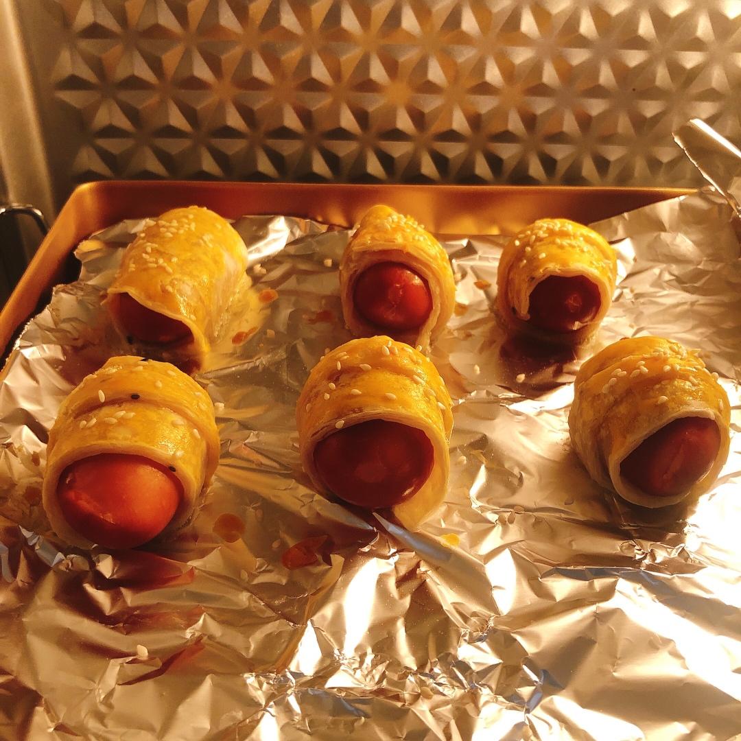 手抓饼热狗