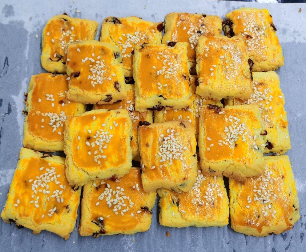 酥到掉渣的「蔓越莓奶酥」