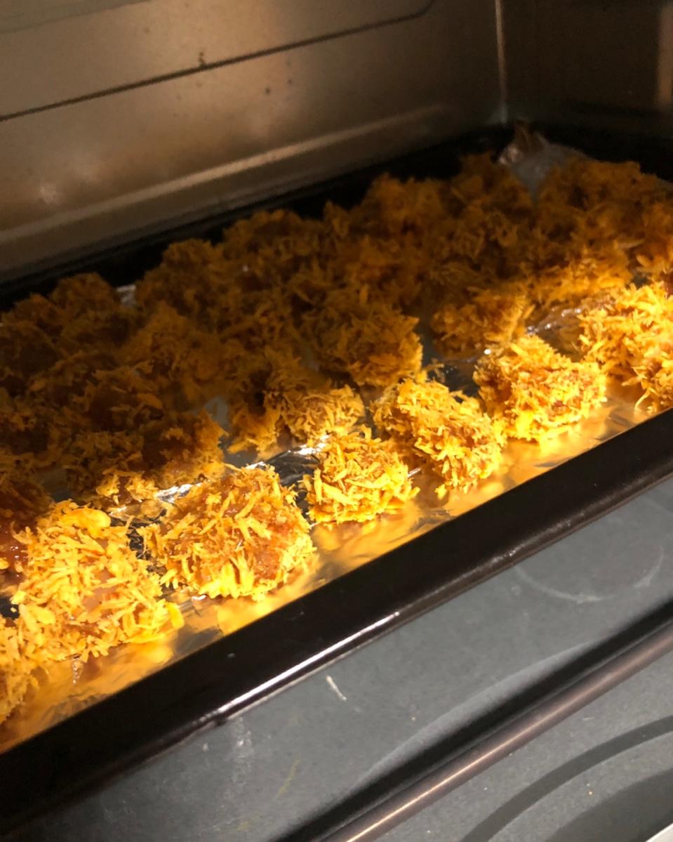 烤箱版鸡米花 | 无需油炸 蒜香味十足