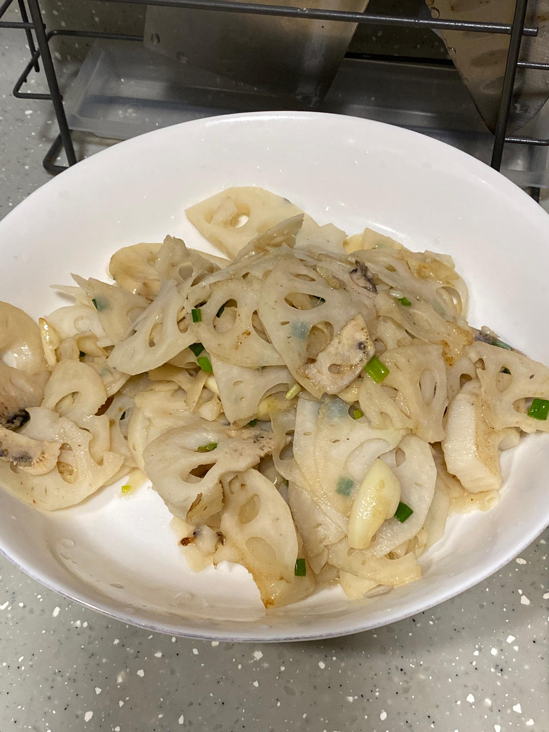 清炒藕片