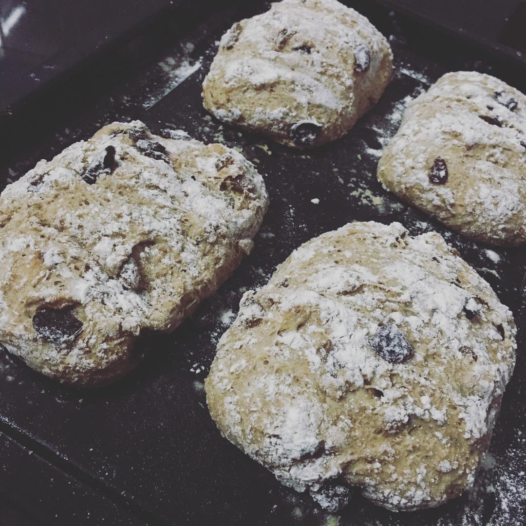 蔓越莓全麦黑糖面包