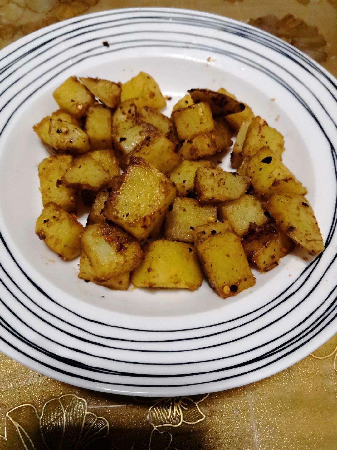 孜然土豆（两三步搞定）