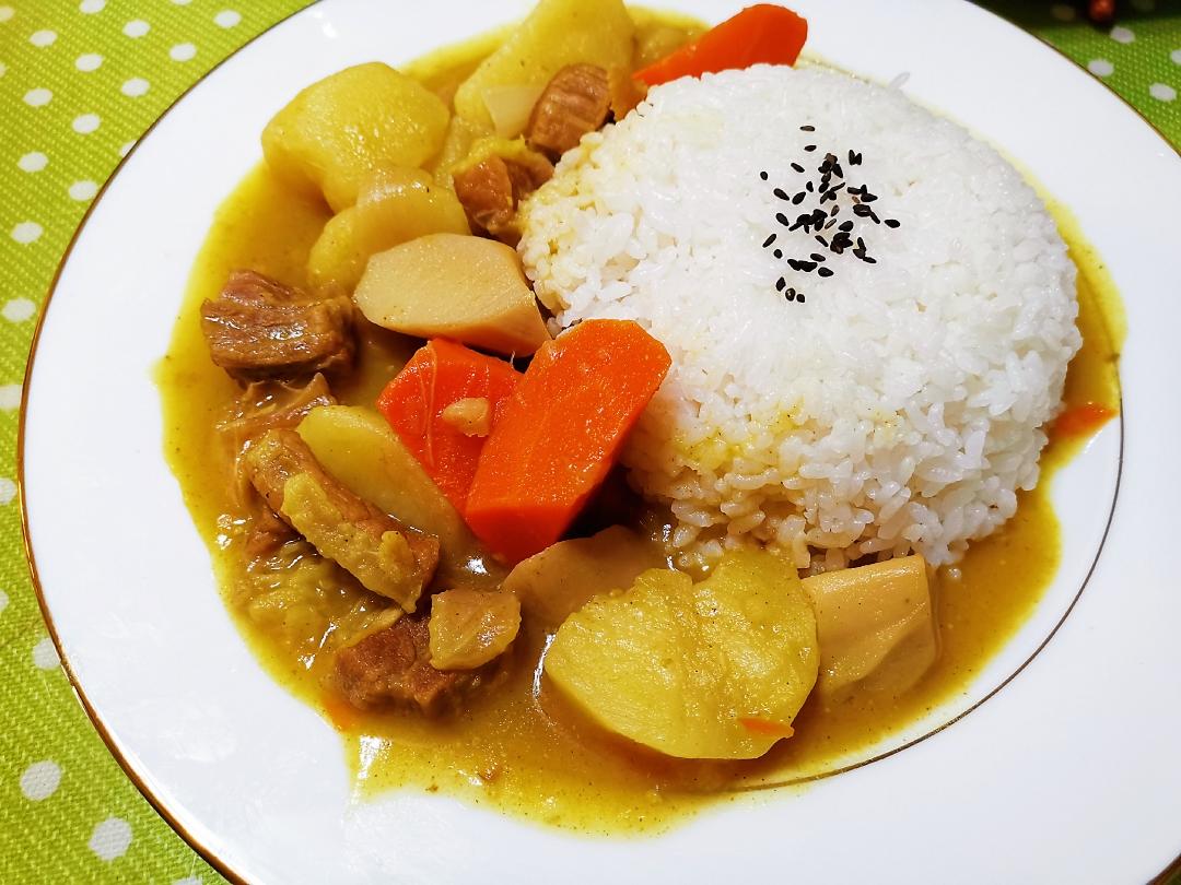 日式椰香咖喱牛腩饭,好吃到流眼泪的便当之王