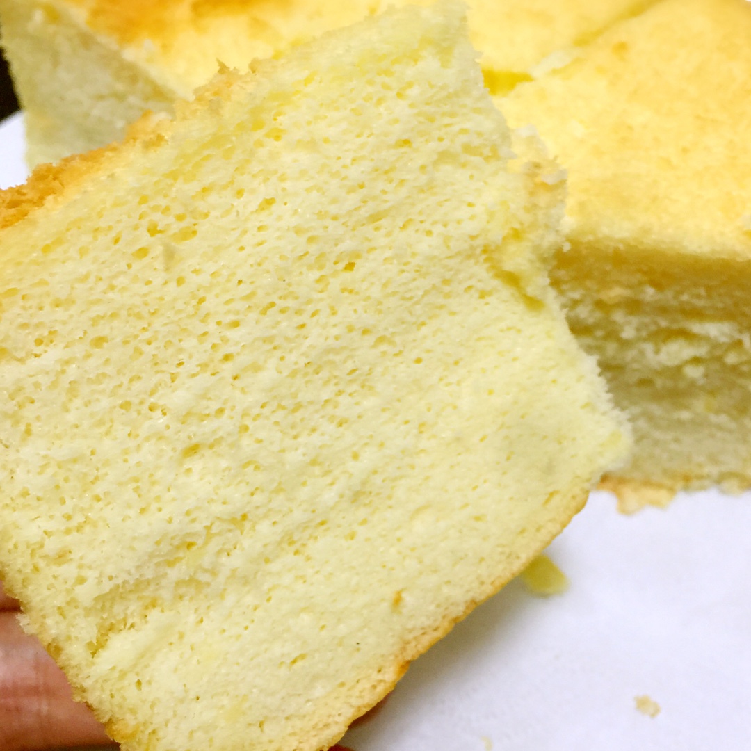 6寸原味戚风蛋糕