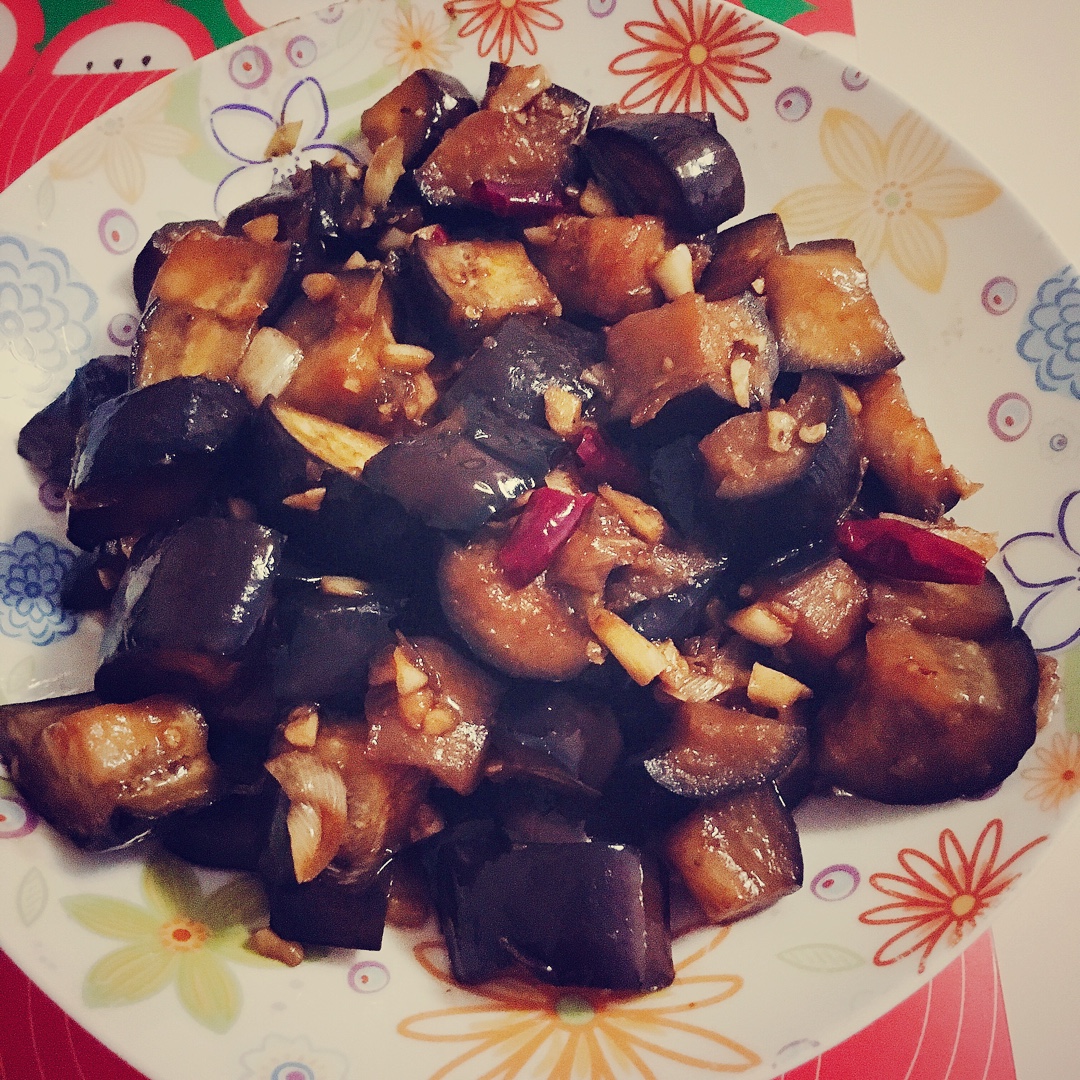 清炒茄子（少油版+视频）