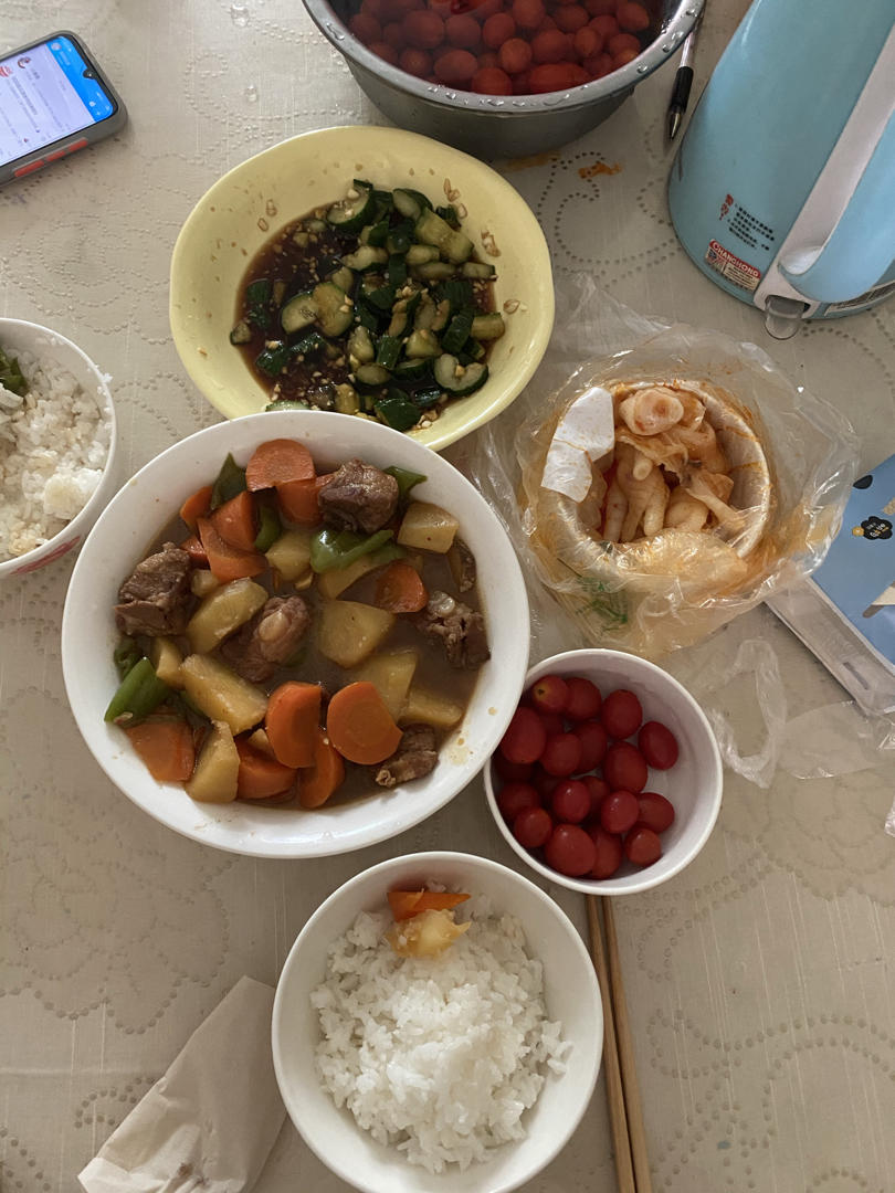 土豆烧排骨
