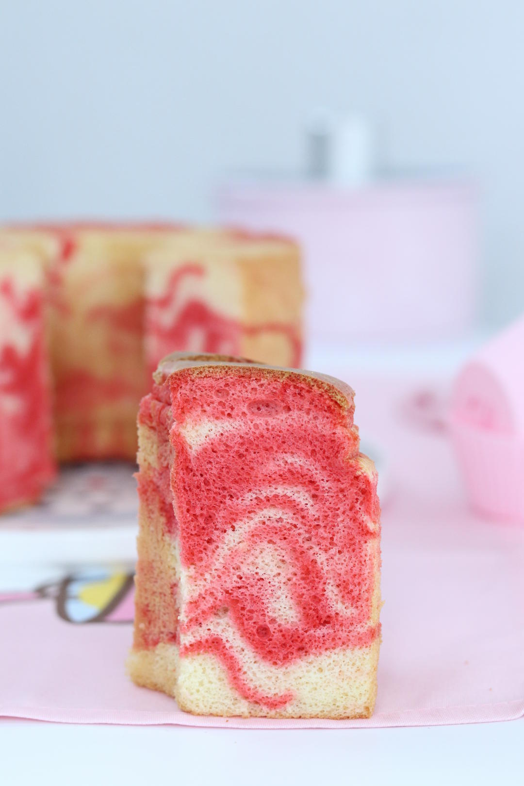 春来，双色戚风的做法
