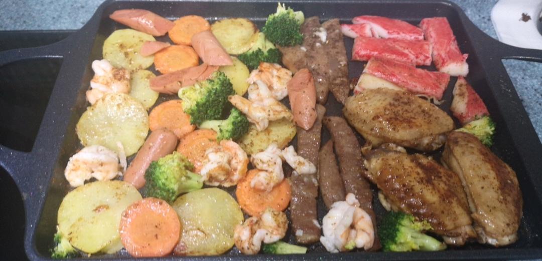 纸上铁板烧烤【德国蓝宝升降火锅食谱】
