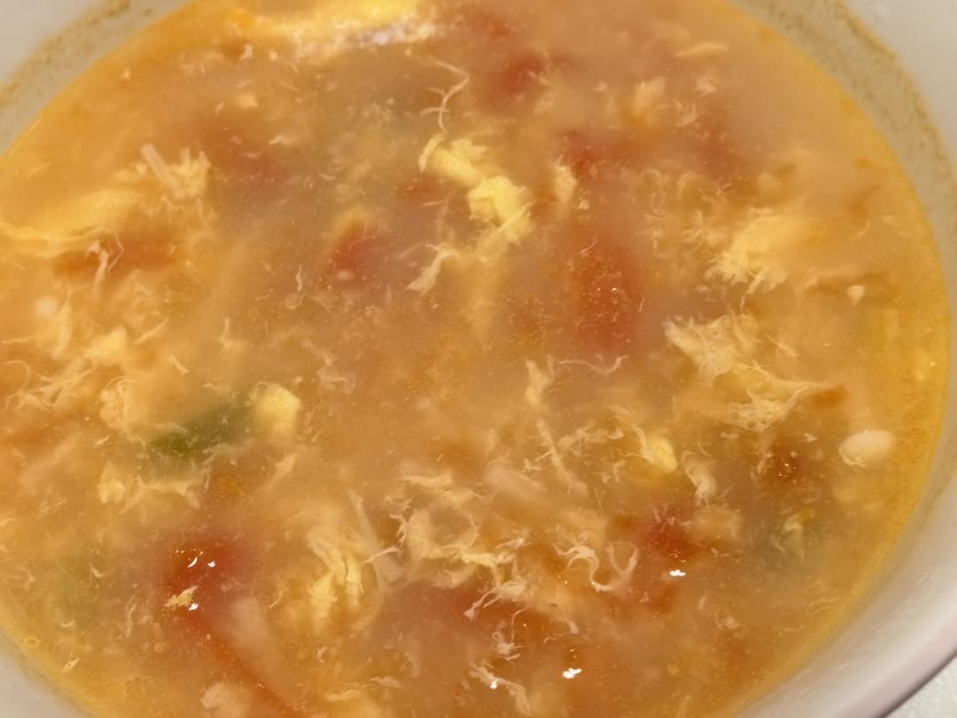 西红柿菌菇豆腐汤
