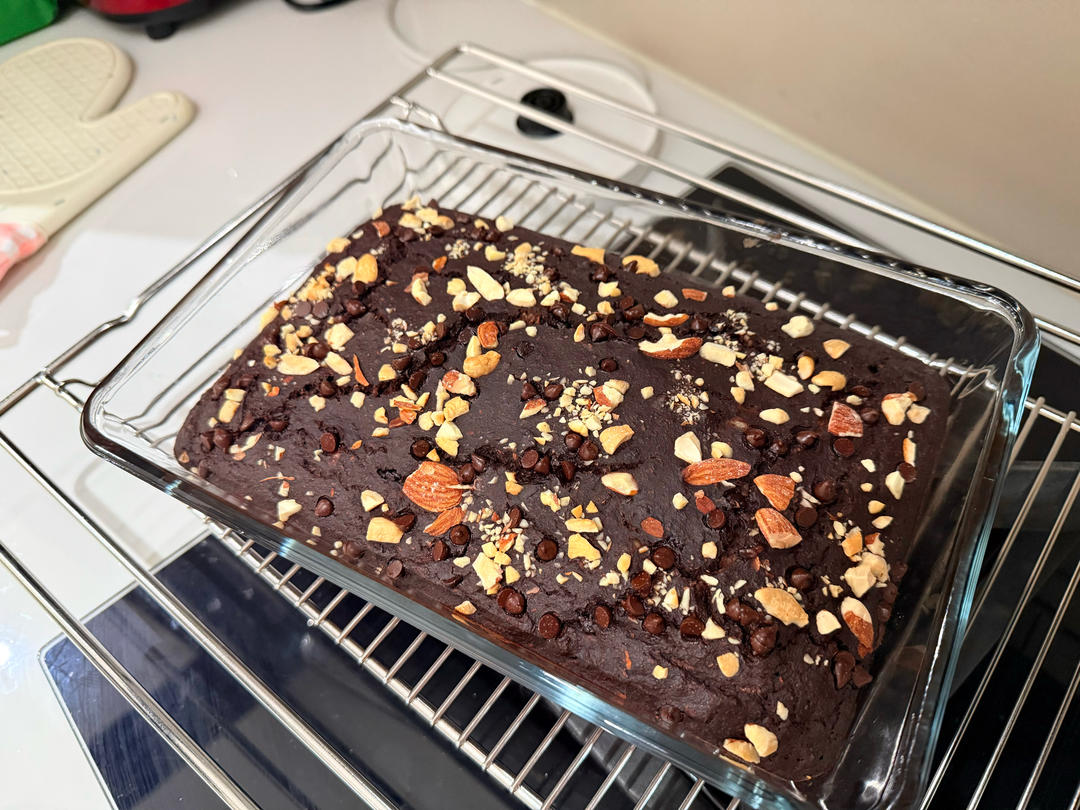 【无油无糖减脂超好吃】布朗尼蛋糕 Fudgy Brownie